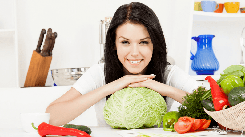vegetables for a weekly weight loss of 7 kg
