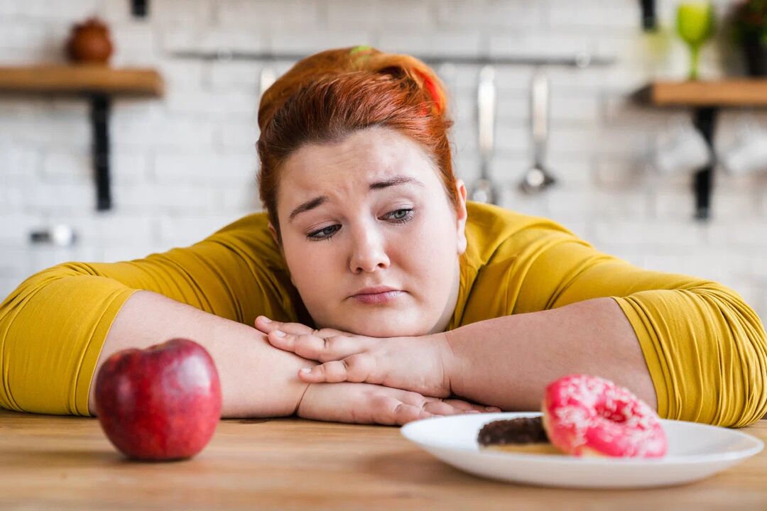 If you are overweight, refuse confectionery products in favor of fruits
